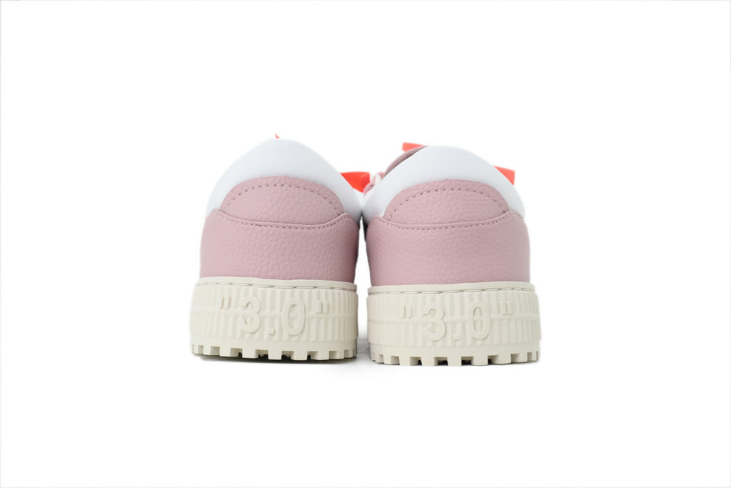 Off-White Low Pink White Leather Sneakers