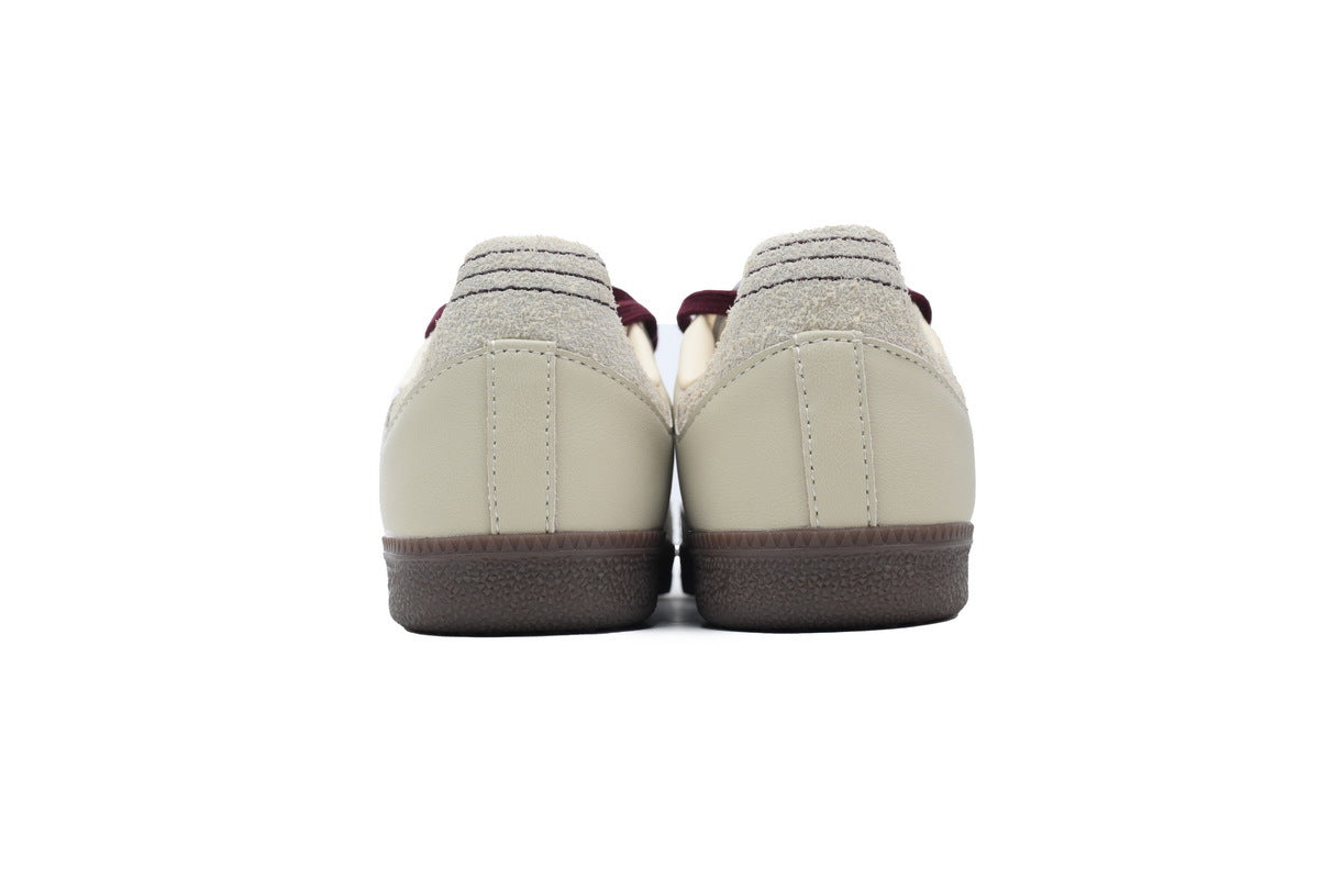Adidas Samba Cream Burgundy Dark Gum Unisex Sneakers