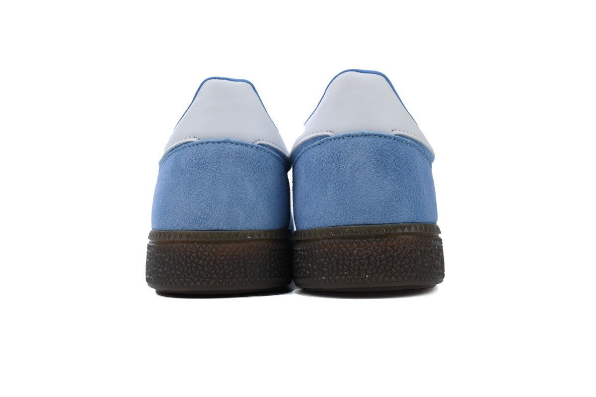 Adidas Handball Spezial Sneakers Light Blue White Gum Sole Retro Suede Shoes