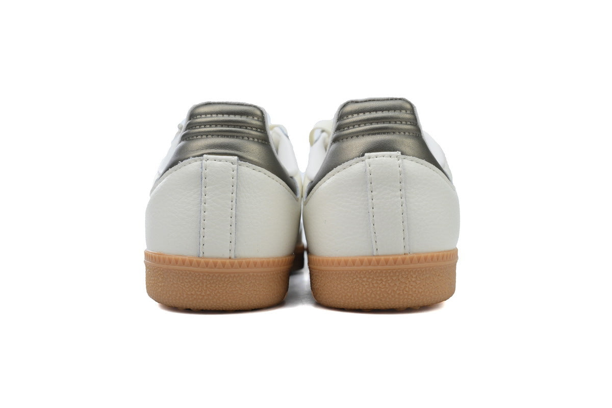 Adidas Samba Off White Metallic Silver Women Sneakers