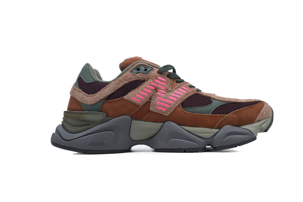 New Balance 9060 Brown Pink Sneakers
