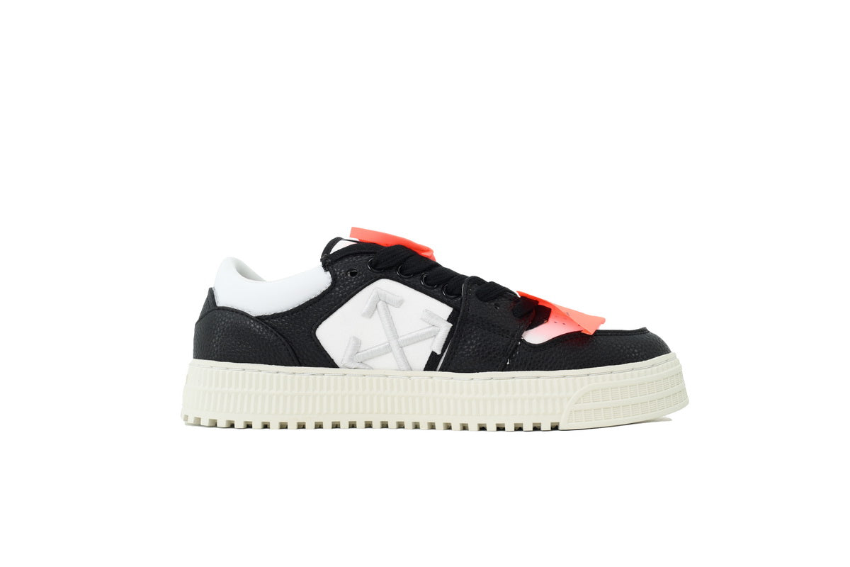 Off-White Low Black White Leather Sneakers