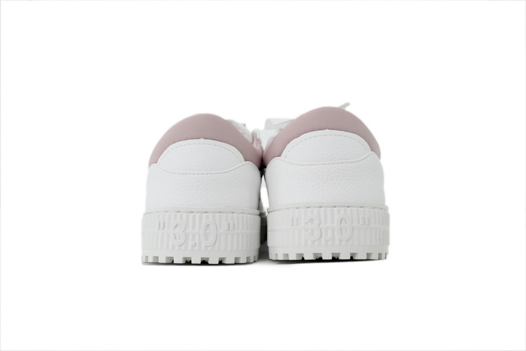Off-White Low White Pink Leather Sneakers