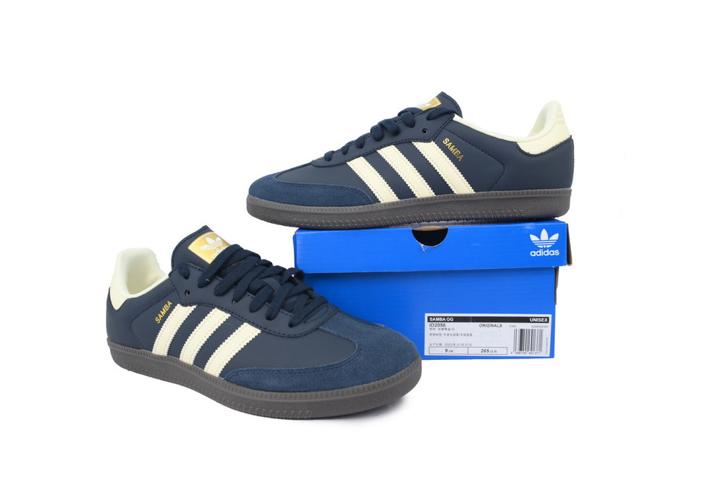 Adidas Samba Navy Cream Dark Gum Unisex Sneakers