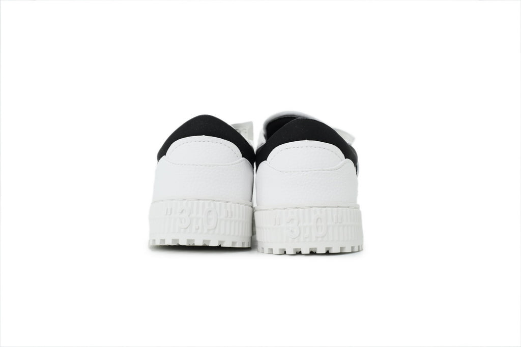 Off-White Low White Black Leather Sneakers