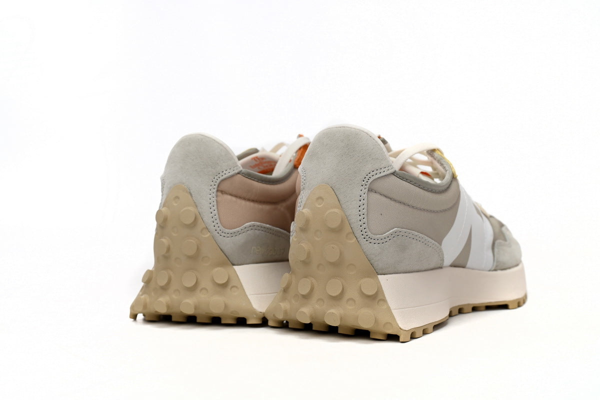 New Balance 327 Grey White Mustard Yellow Gum