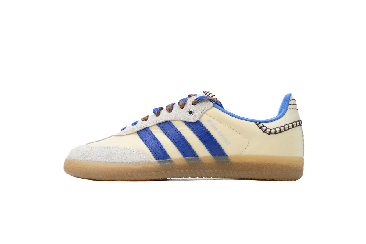 Adidas Samba Wales Bonner Cream Blue Gum Unisex Sneakers