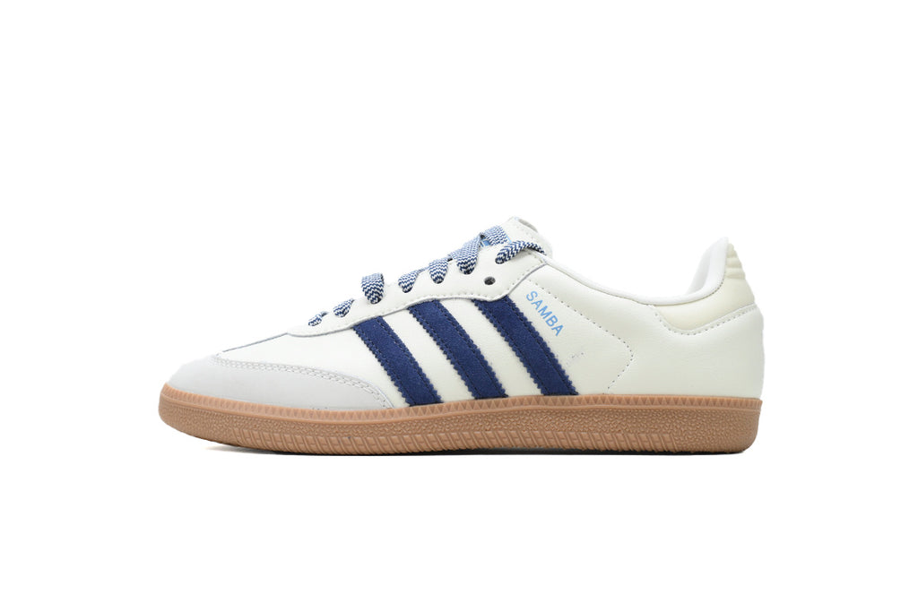 Adidas Samba Off White Navy Gum Women Casual Sneakers