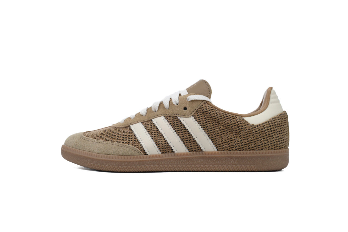 Adidas Samba Mesh Brown White Gum Unisex Sneakers