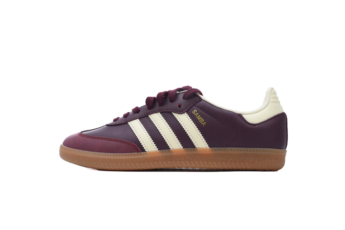 Adidas Samba Maroon Cream Gum Unisex Sneakers