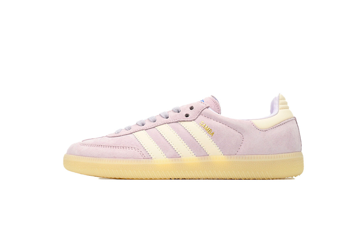 Adidas Samba OG Light Pink Cream Gum Sole Retro Sneakers