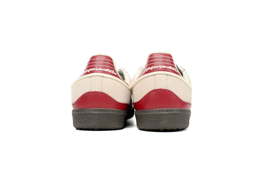 Adidas Samba OG Red Cream Navy Stripes Dark Gum Retro Sneakers