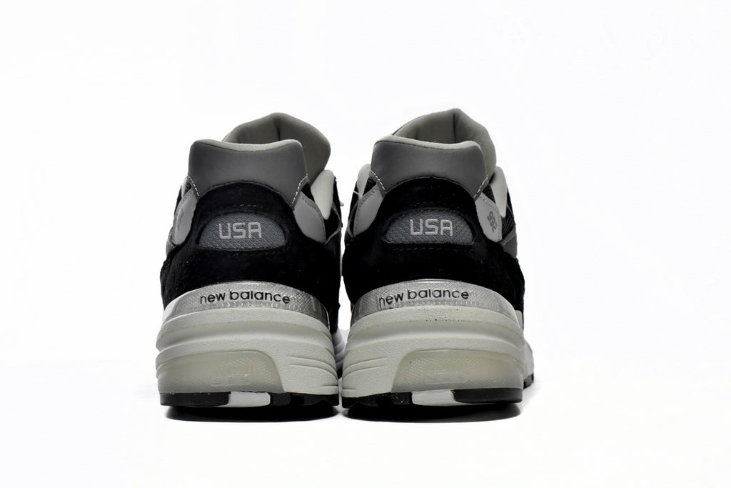 New Balance 992 Black Grey White