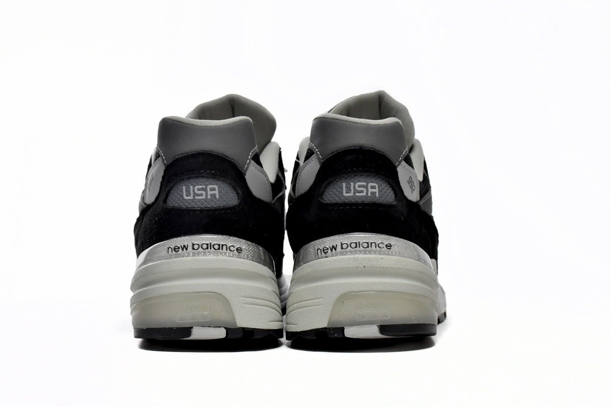 New Balance 992 Black Grey White