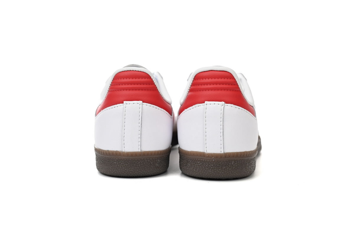 Adidas Samba White Red Gum Men & Women Casual Sneakers