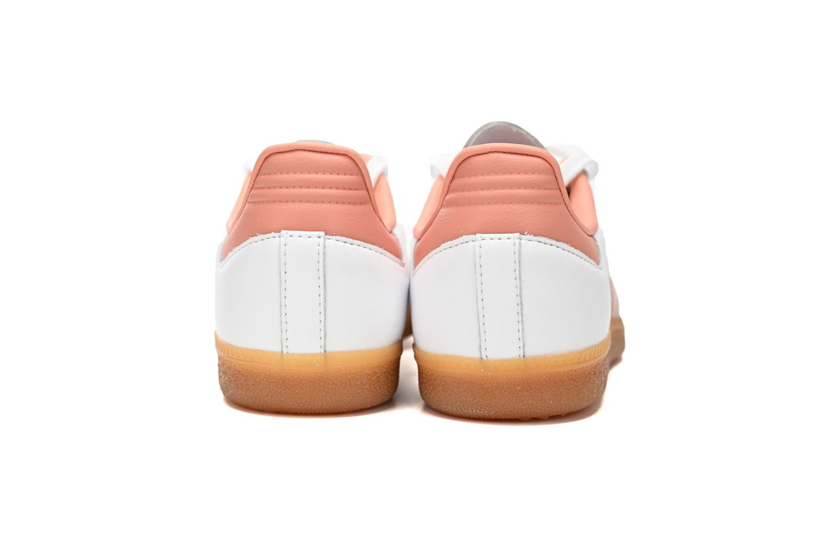 Adidas Samba White Peach Gum Women Sneakers
