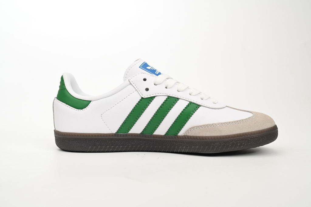 Adidas Samba White Green Dark Gum Men & Women Casual Sneakers
