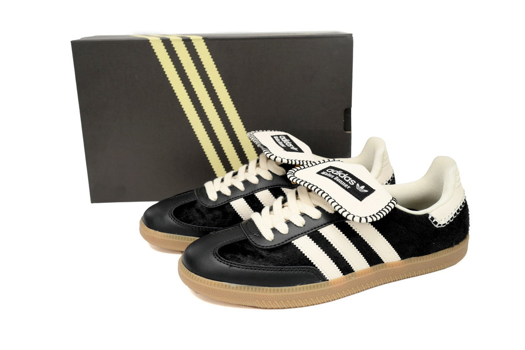 Adidas Samba x Wales Bonner Black Cream Gum Sole Collab Sneakers