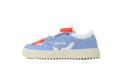 Off-White Low Light Blue White Leather Sneakers