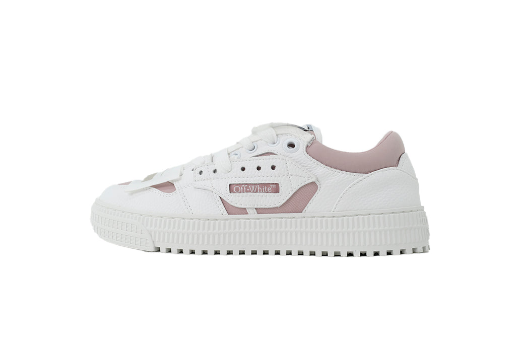 Off-White Low White Pink Leather Sneakers