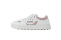Off-White Low White Pink Leather Sneakers