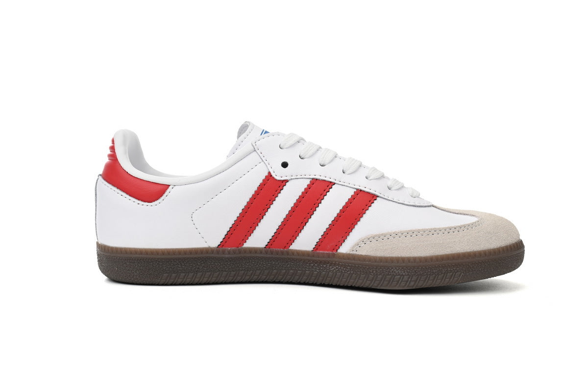 Adidas Samba White Red Gum Men & Women Casual Sneakers