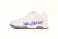 Off-White Out Of Office Low Top Sneaker White Purple Graffiti Arrow