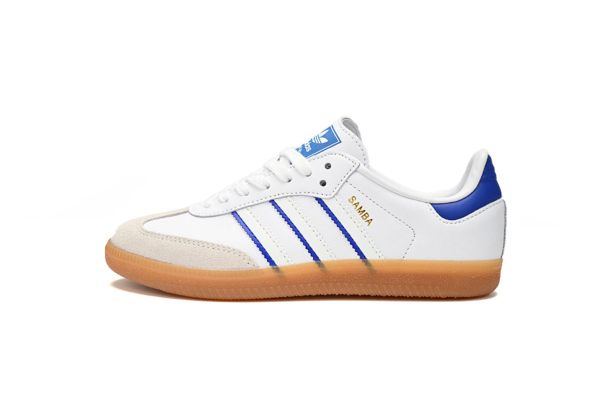 Adidas Samba White Blue Gum Men & Women Casual Sneakers