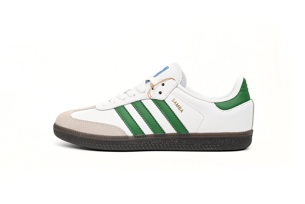 Adidas Samba White Green Dark Gum Men & Women Casual Sneakers