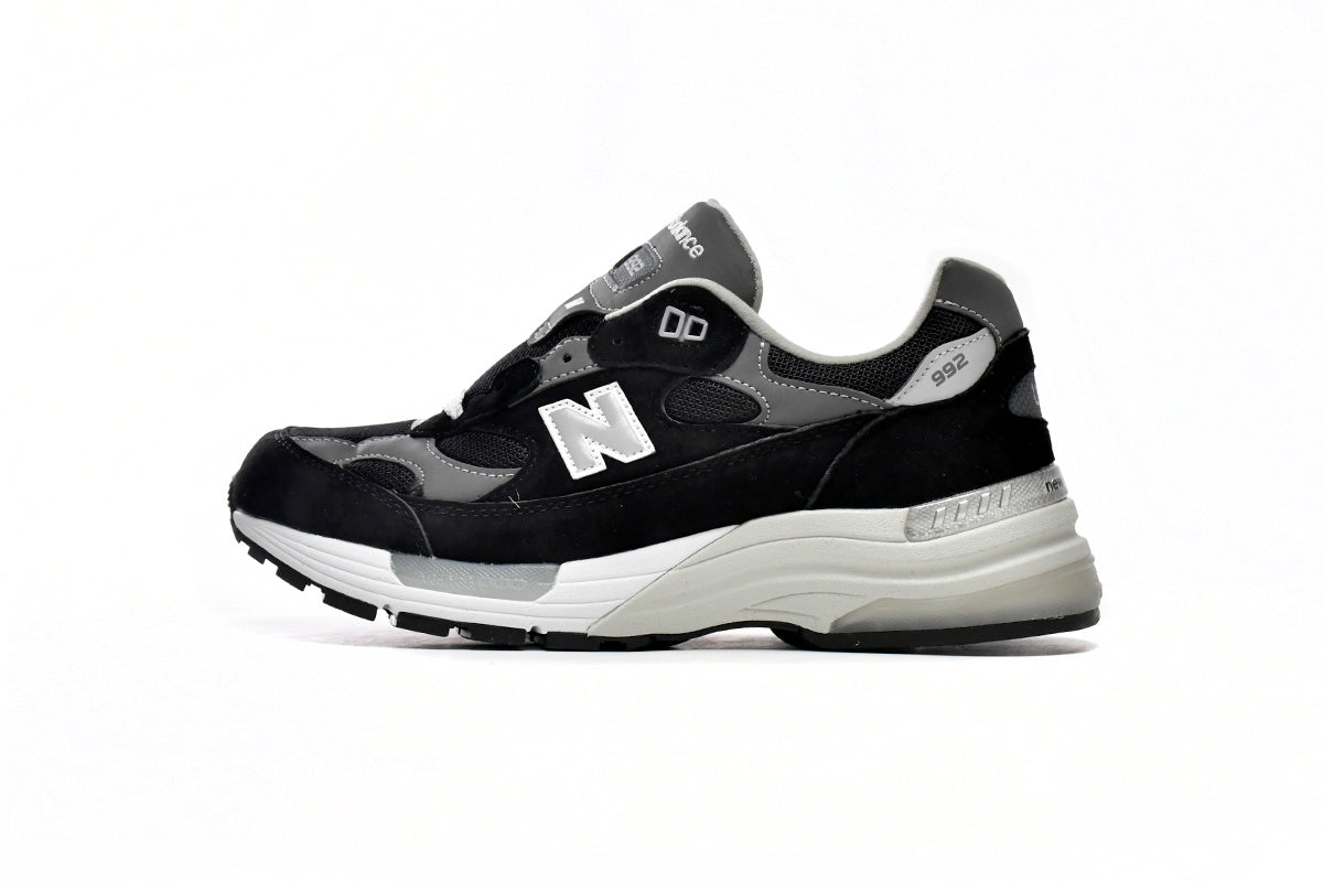 New Balance 992 Black Grey White