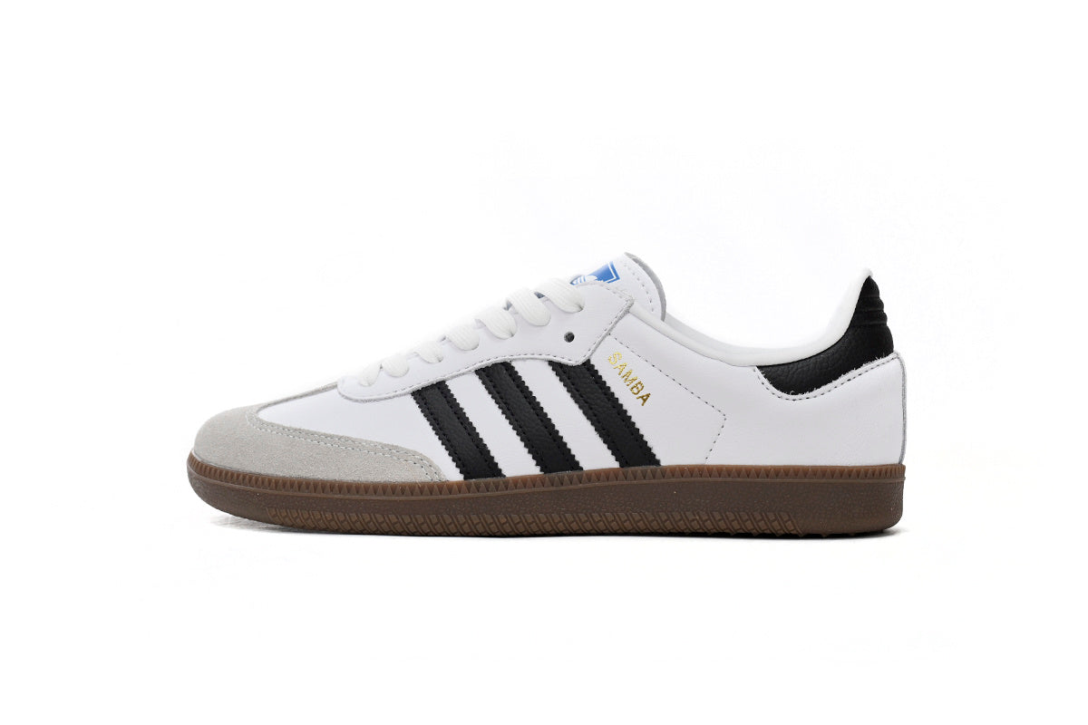 Adidas Samba White Black Gum Men & Women Casual Sneakers
