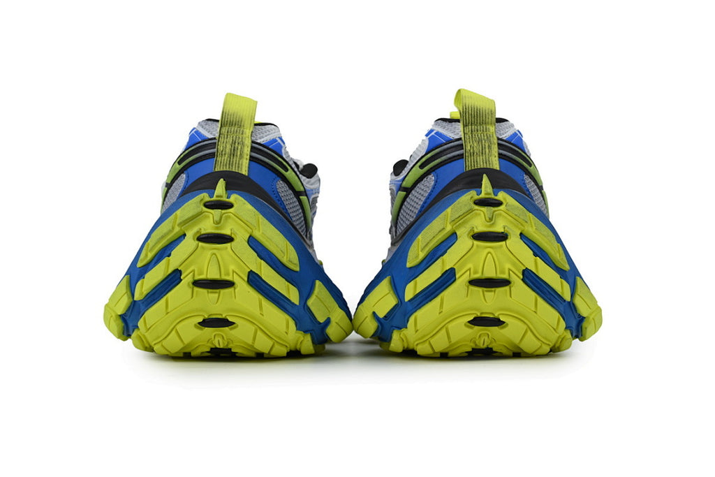 Balenciaga 10XL White Grey Blue Lime Green Chunky Sneakers