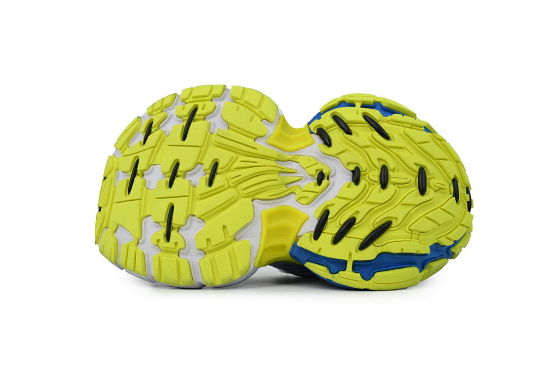 Balenciaga 10XL White Grey Blue Lime Green Chunky Sneakers