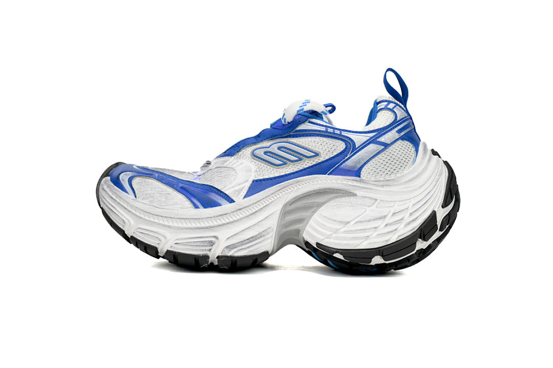Balenciaga 10XL White Blue Chunky Sneakers