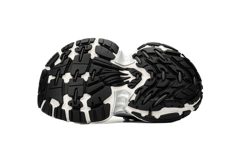 Balenciaga 10XL White Navy Blue Chunky Sneakers