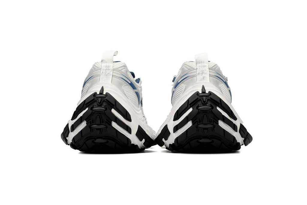 Balenciaga 10XL White Navy Blue Chunky Sneakers
