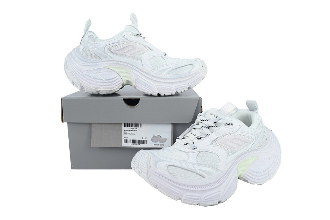 Balenciaga X-Pander Sneaker White Mesh Chunky Elevated Running Shoes