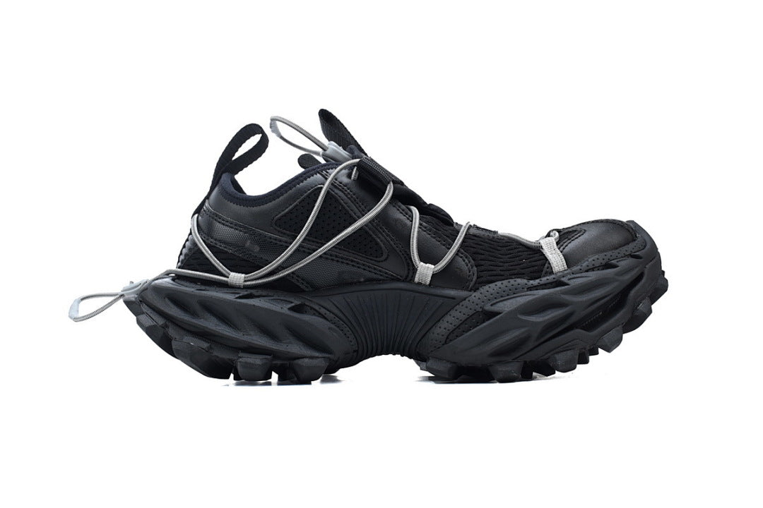 Balenciaga Hike Sneaker Black Mesh Chunky Hiking Shoes