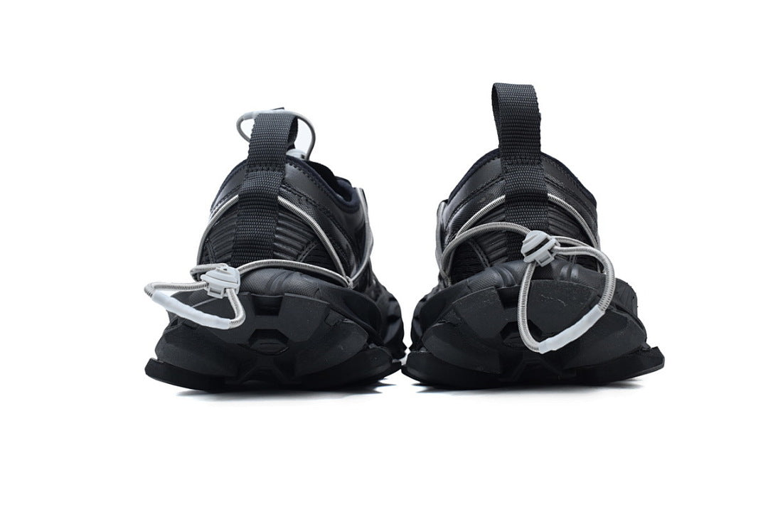 Balenciaga Hike Sneaker Black Mesh Chunky Hiking Shoes