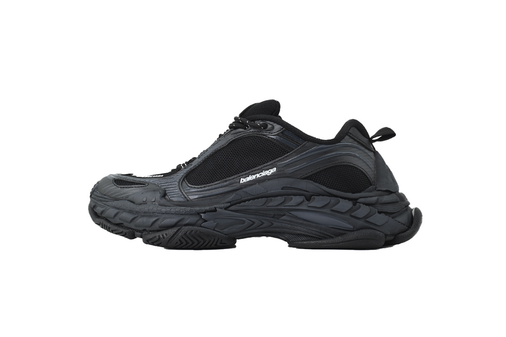 Balenciaga Triple S 2.0 Sneaker All Black Mesh Chunky Dad Shoes