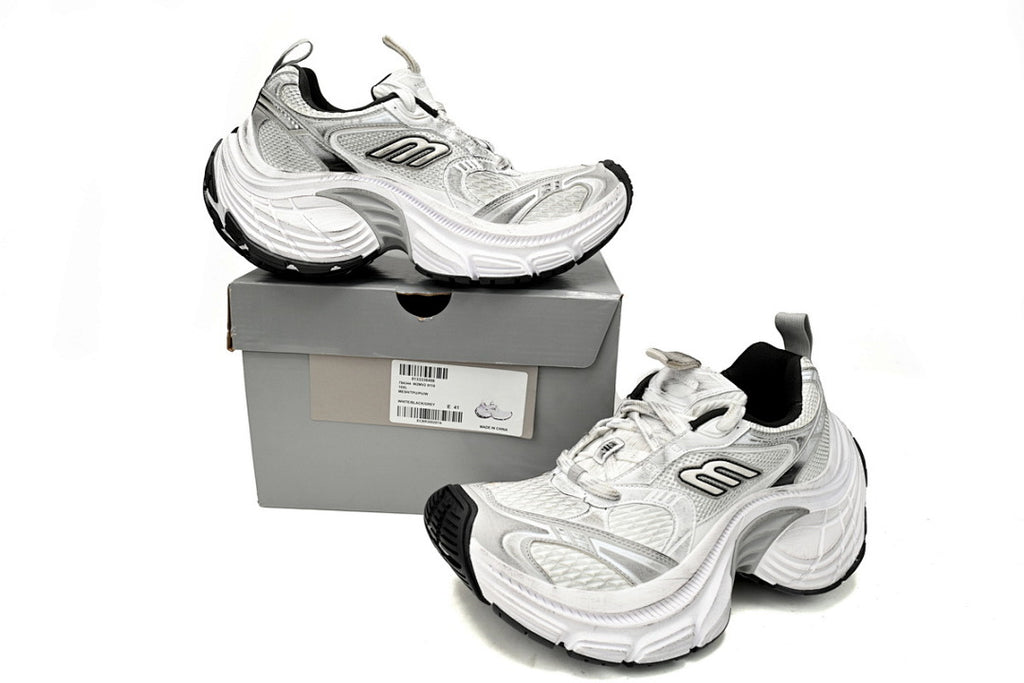 Balenciaga 10XL White Grey Chunky Sneakers