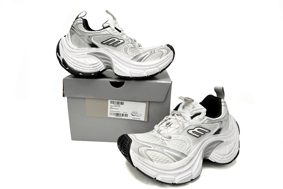 Balenciaga 10XL White Grey Chunky Sneakers