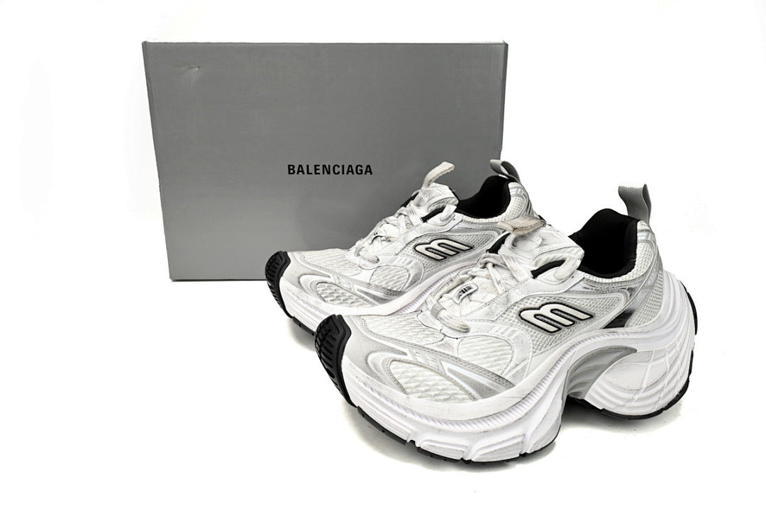 Balenciaga 10XL White Grey Chunky Sneakers