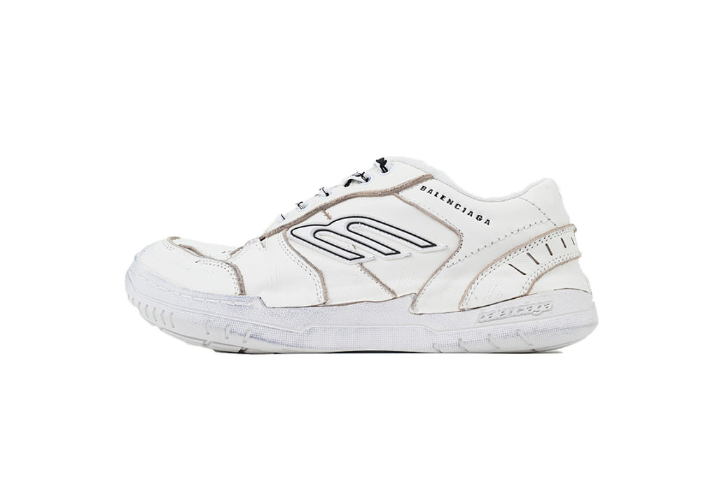 Balenciaga Hamptons Sneaker White Worn Effect Skate Shoes