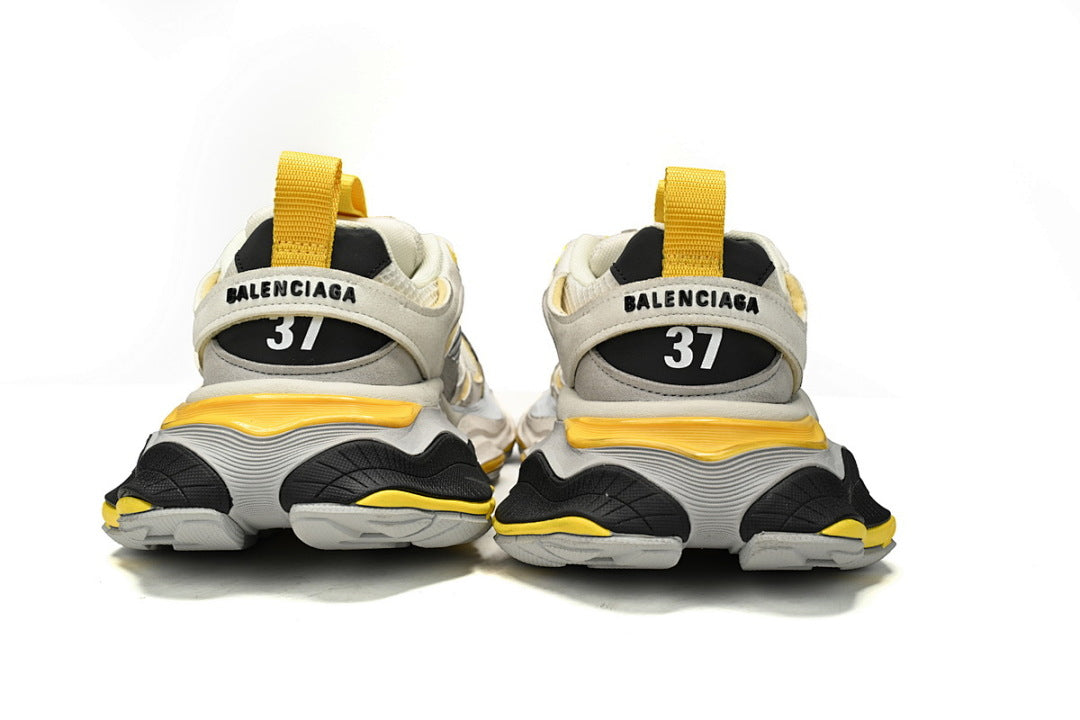 Balenciaga 10XL White Grey Black Yellow Chunky Sneakers
