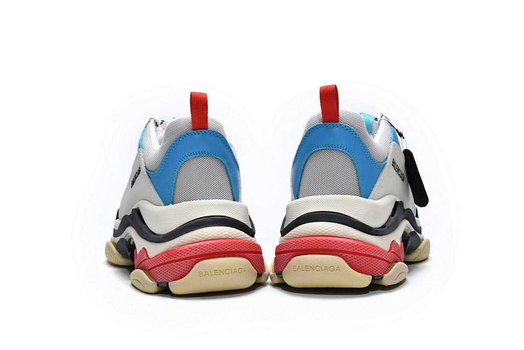 Balenciaga Triple S Sneaker Grey Pink Blue Red Chunky Dad Shoes For Men Women
