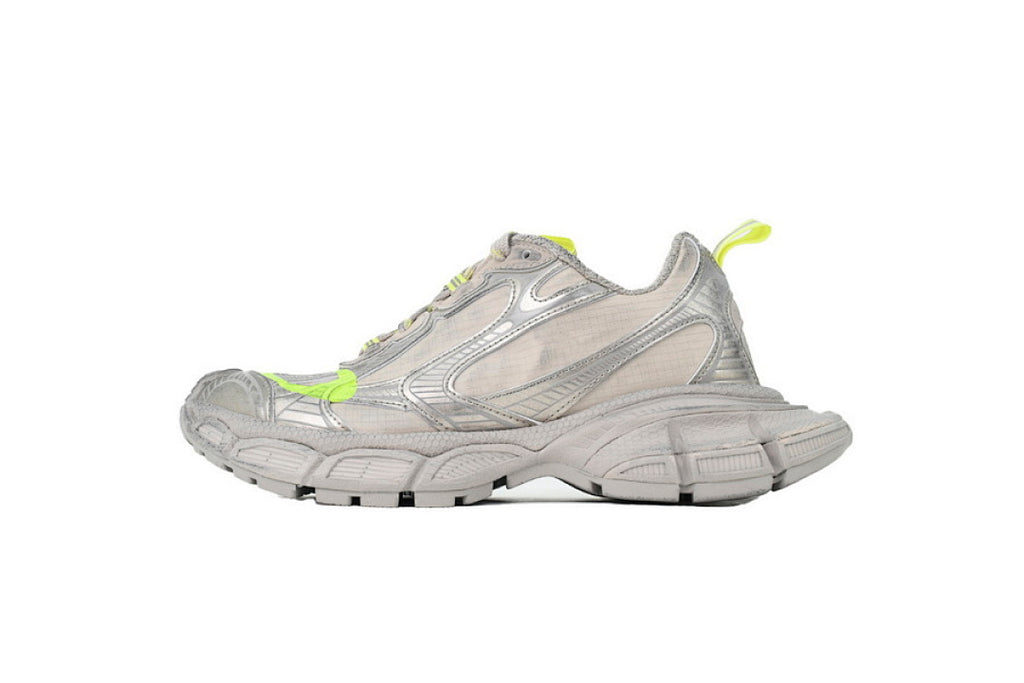 Balenciaga Runner Sneaker Silver Neon Yellow