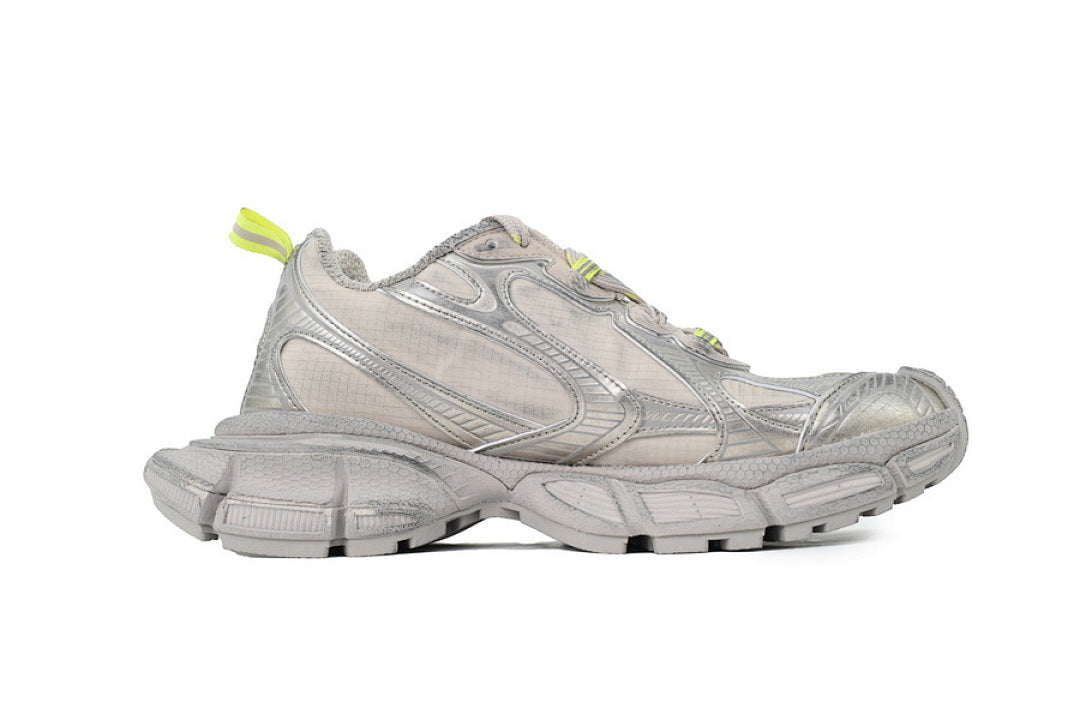 Balenciaga Runner Sneaker Silver Neon Yellow
