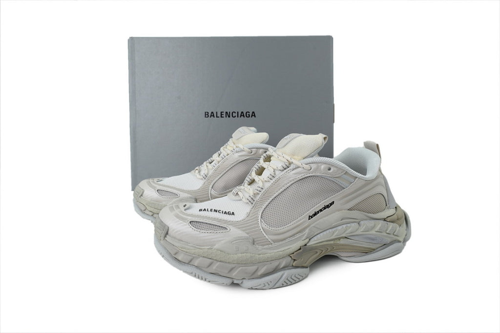 Balenciaga Triple S 2 Sneakers Eggshell Unisex Chunky Low Top Trainers