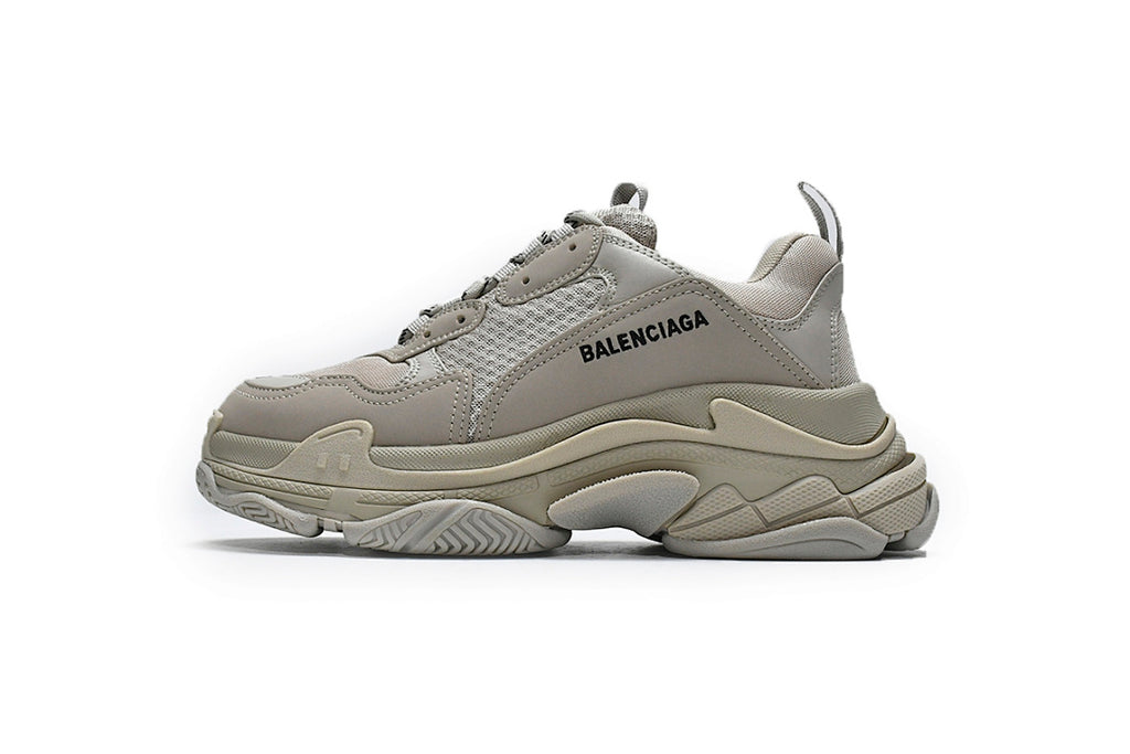 Balenciaga Triple S Sneaker Cream Beige Chunky Dad Shoes For Men Women